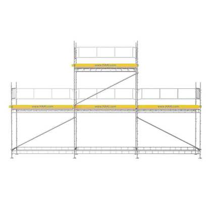 Byggnadsställning Universal Trall 9x4,5/6,5m stål