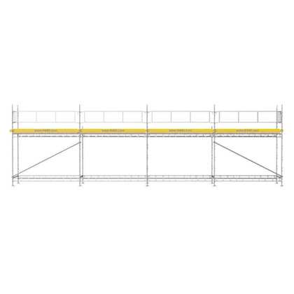 Byggnadsställning Universal Trall 12x4,5m stål