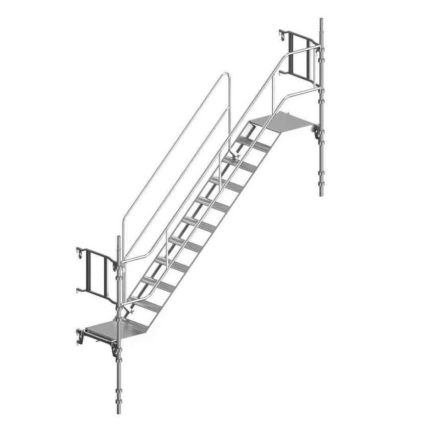 Byggnadsställning Universal trall trappa höjd 3x2m stål